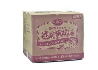 Pastelaria imediata do emulsivo do bolo da esponja do alimento para prolongar o sólido ceroso 10kg/carton da vida útil